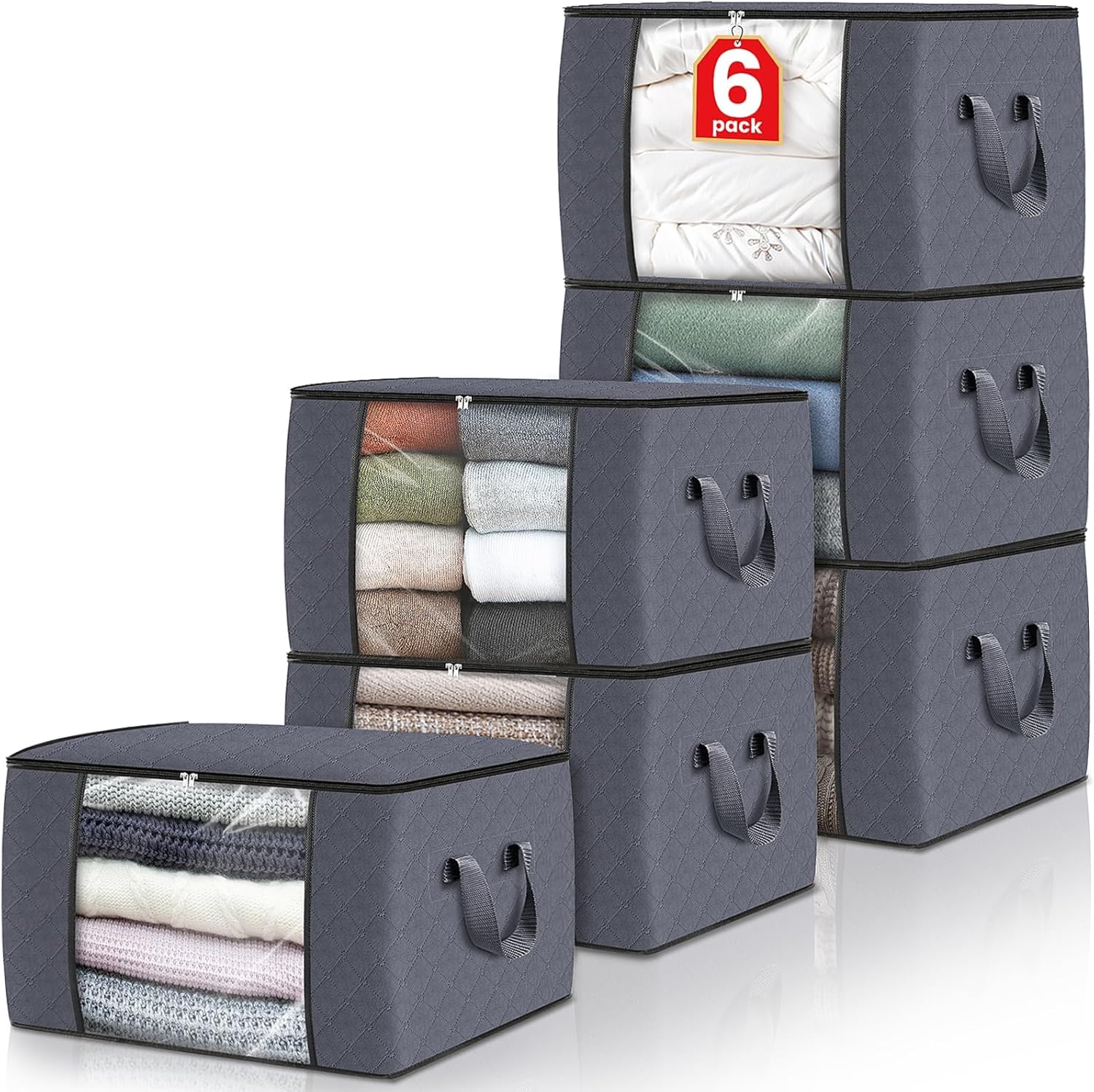 Stackable Storage Bins and Closet Organizers for Home Organization