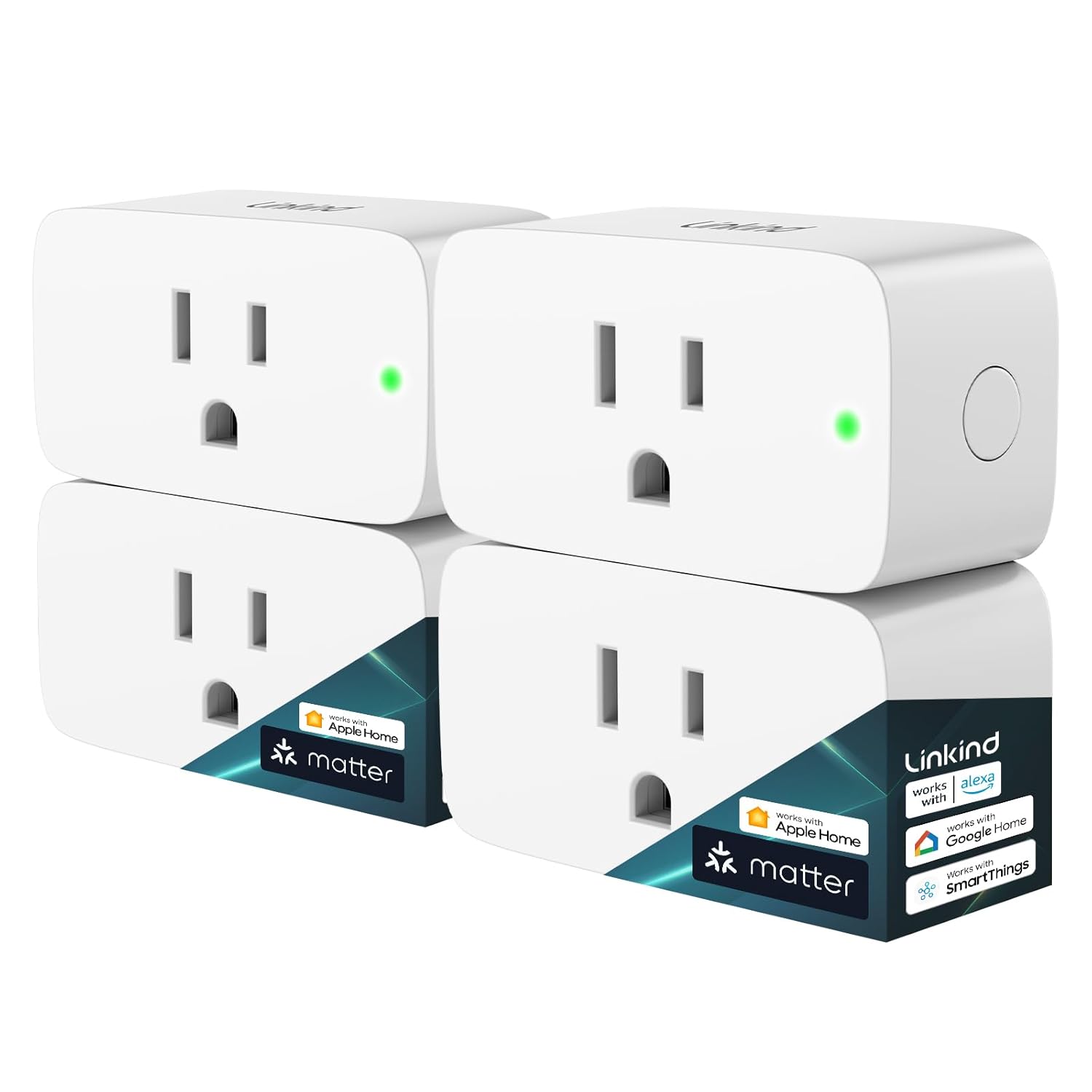 Wi-Fi Smart Plugs with App and Voice Control for Home Automation